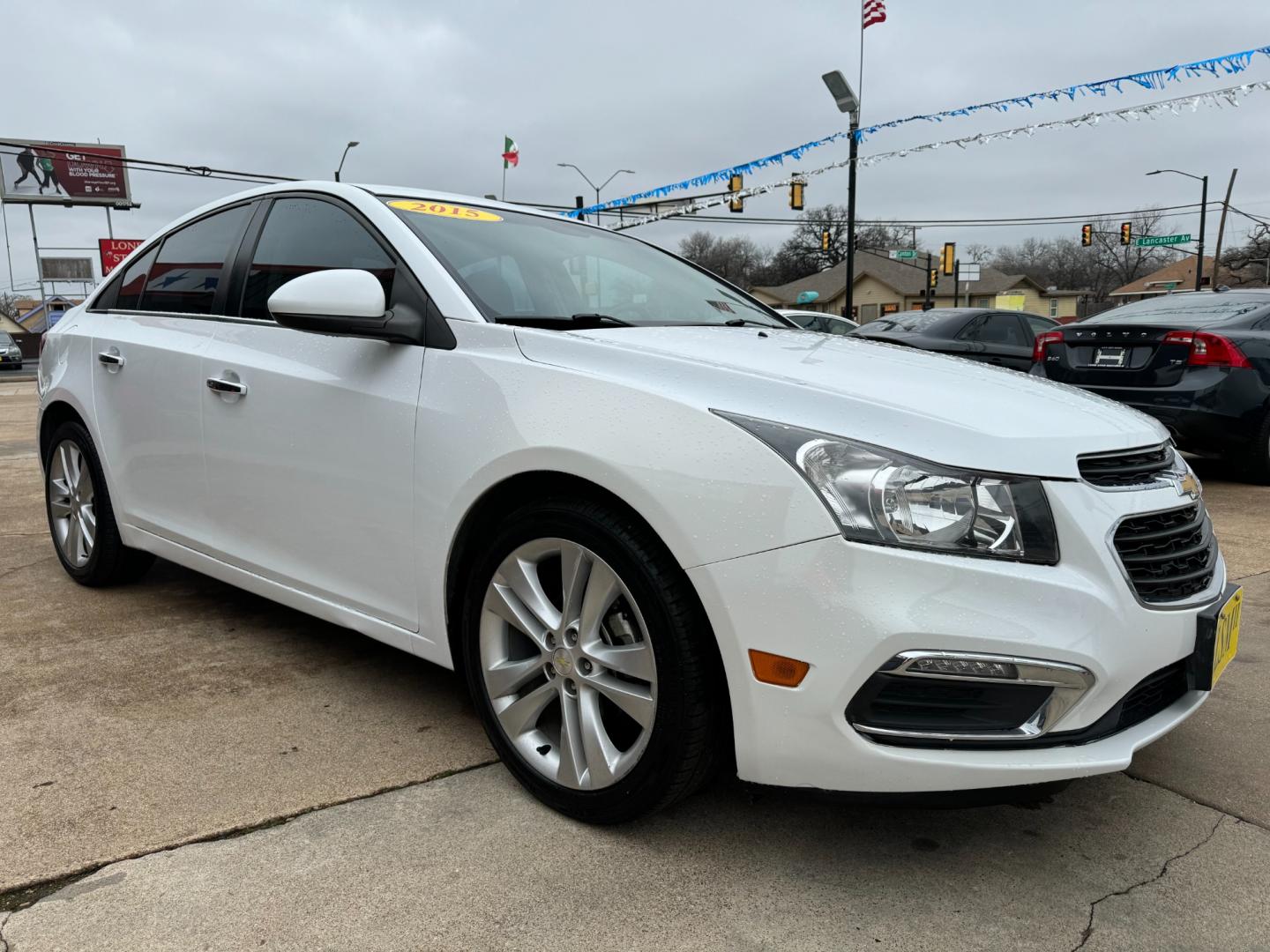 2015 WHITE CHEVROLET CRUZE LTZ (1G1PG5SB5F7) , located at 5900 E. Lancaster Ave., Fort Worth, TX, 76112, (817) 457-5456, 0.000000, 0.000000 - Photo#2